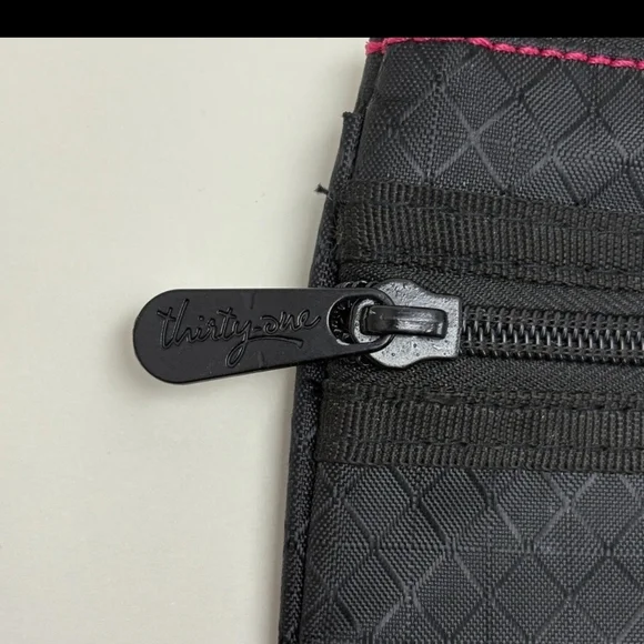 Thirty-One Black and Pink Crossbody Bag - Picture 5 of 15
